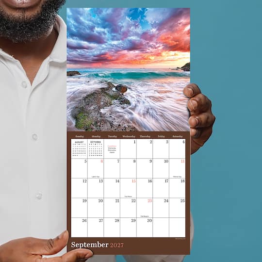 2027 Sunsets Mini Calendar